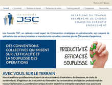 Tablet Screenshot of dsc.qc.ca